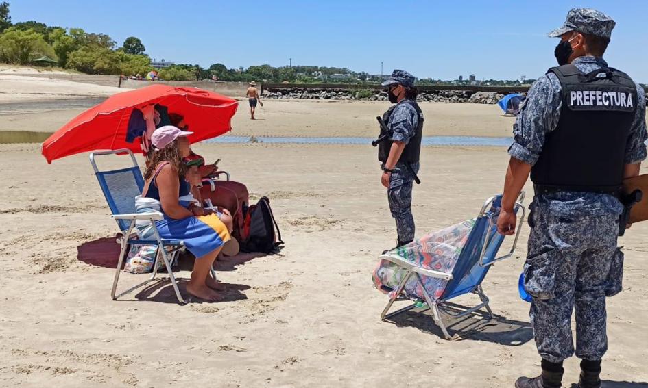 Prefectura en playas