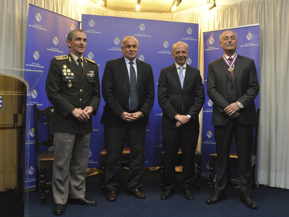 Acto de reconocimiento al gral. Alcaín