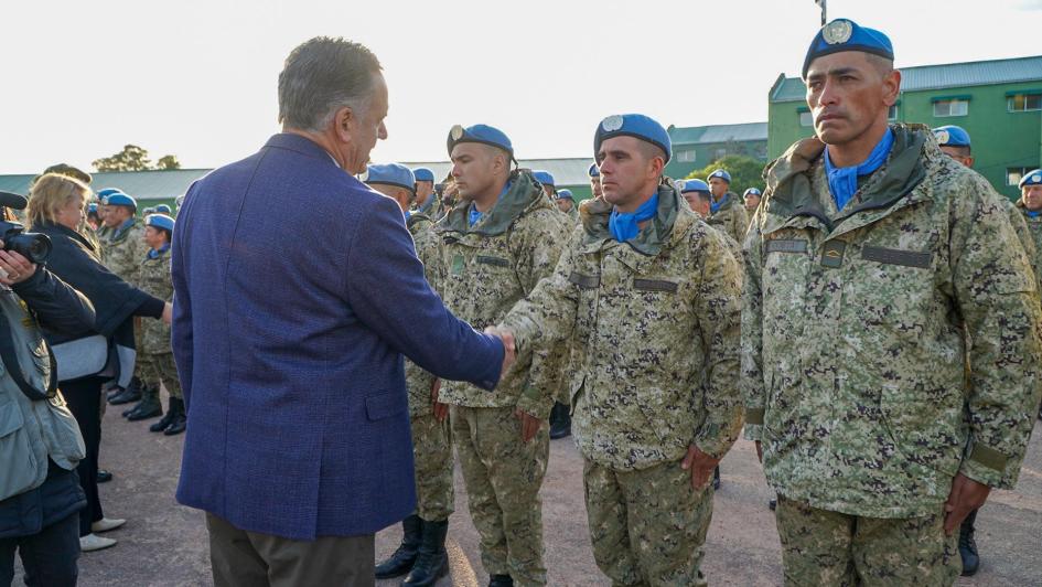 Regresaron a Uruguay los primeros 200 efectivos del contingente uruguayo en el Congo Regresaron a Uruguay los primeros 200 efectivos del contingente uruguayo en el Congo