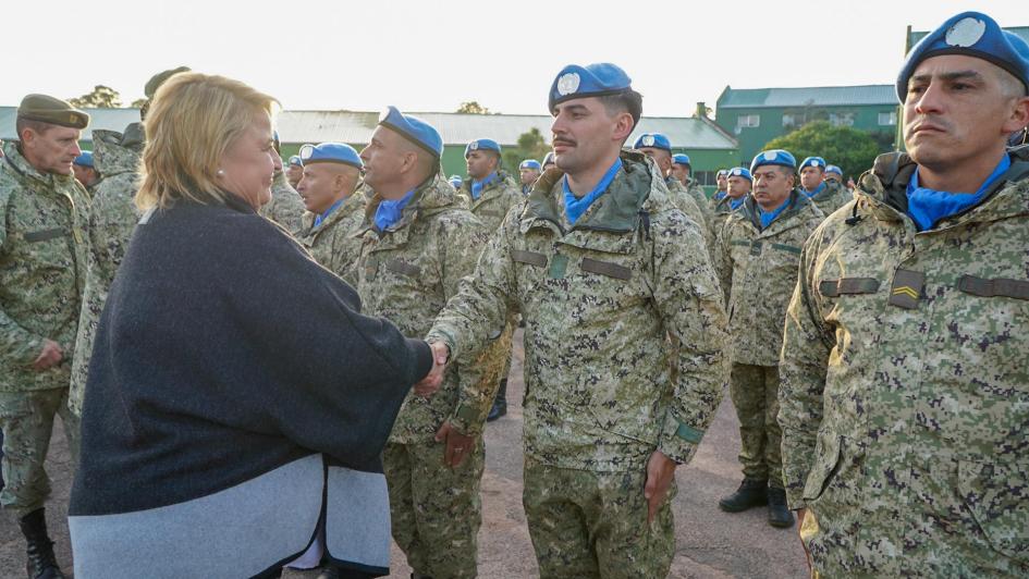 Regresaron a Uruguay los primeros 200 efectivos del contingente uruguayo en el Congo Regresaron a Uruguay los primeros 200 efectivos del contingente uruguayo en el Congo