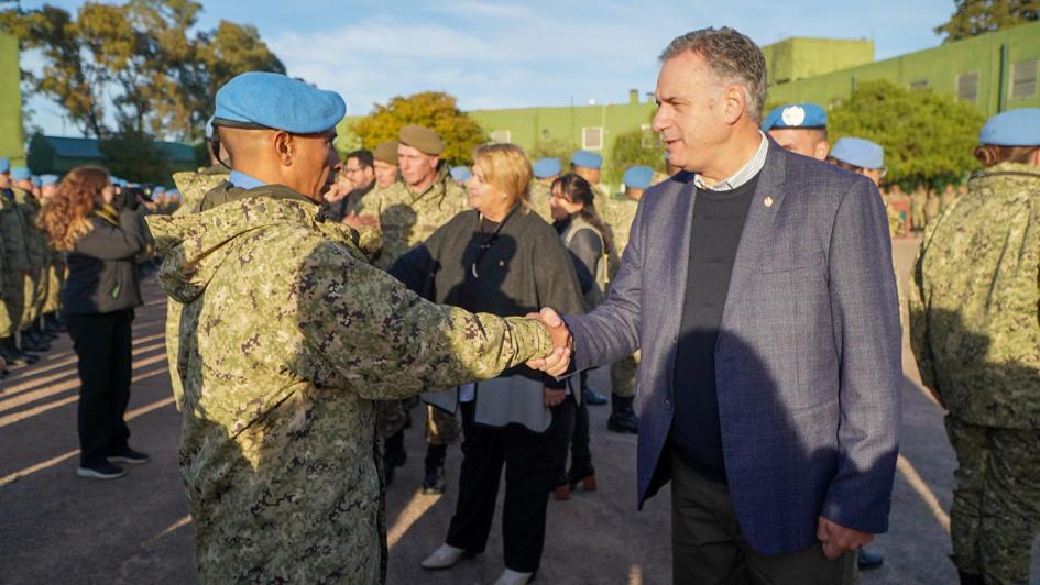 Regresaron a Uruguay los primeros 200 efectivos del contingente uruguayo en el Congo Regresaron a Uruguay los primeros 200 efectivos del contingente uruguayo en el Congo
