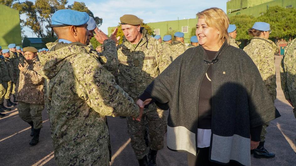 Regresaron a Uruguay los primeros 200 efectivos del contingente uruguayo en el Congo Regresaron a Uruguay los primeros 200 efectivos del contingente uruguayo en el Congo