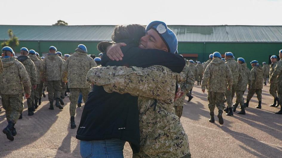 Regresaron a Uruguay los primeros 200 efectivos del contingente uruguayo en el Congo Regresaron a Uruguay los primeros 200 efectivos del contingente uruguayo en el Congo