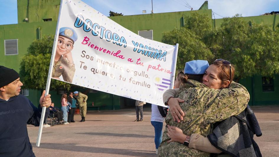 Regresaron a Uruguay los primeros 200 efectivos del contingente uruguayo en el Congo Regresaron a Uruguay los primeros 200 efectivos del contingente uruguayo en el Congo