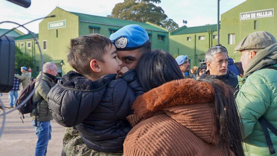 Regresaron a Uruguay los primeros 200 efectivos del contingente uruguayo en el Congo Regresaron a Uruguay los primeros 200 efectivos del contingente uruguayo en el Congo