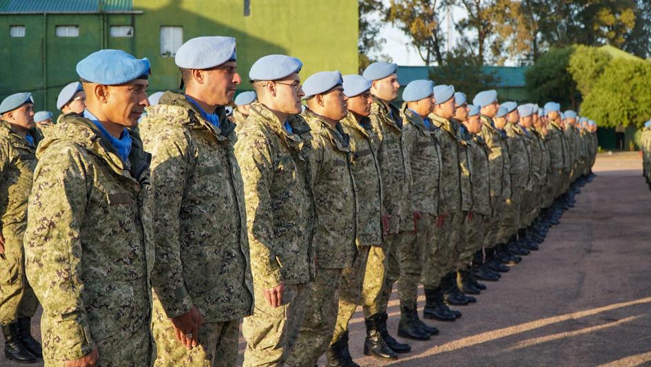Regresaron a Uruguay los primeros 200 efectivos del contingente uruguayo en el Congo Regresaron a Uruguay los primeros 200 efectivos del contingente uruguayo en el Congo