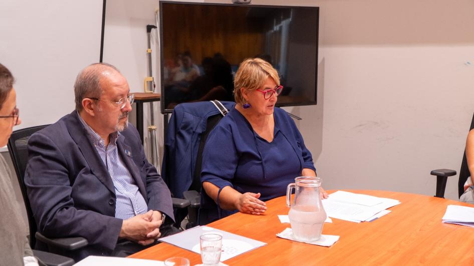 Reunión con representantes de la Udelar en Rocha Reunión con representantes de la Udelar en Rocha