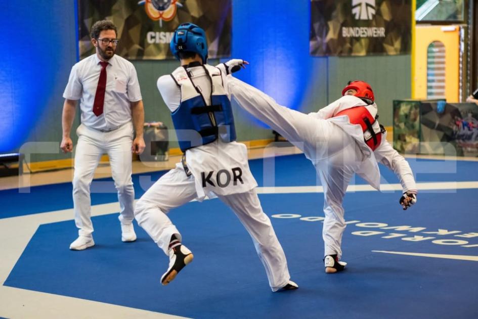 Sdo. 1º (S.G.) Federico González en 4º puesto del Mundial Militar de Taekwondo Sdo. 1º (S.G.) Federico González en 4º puesto del Mundial Militar de Taekwondo
