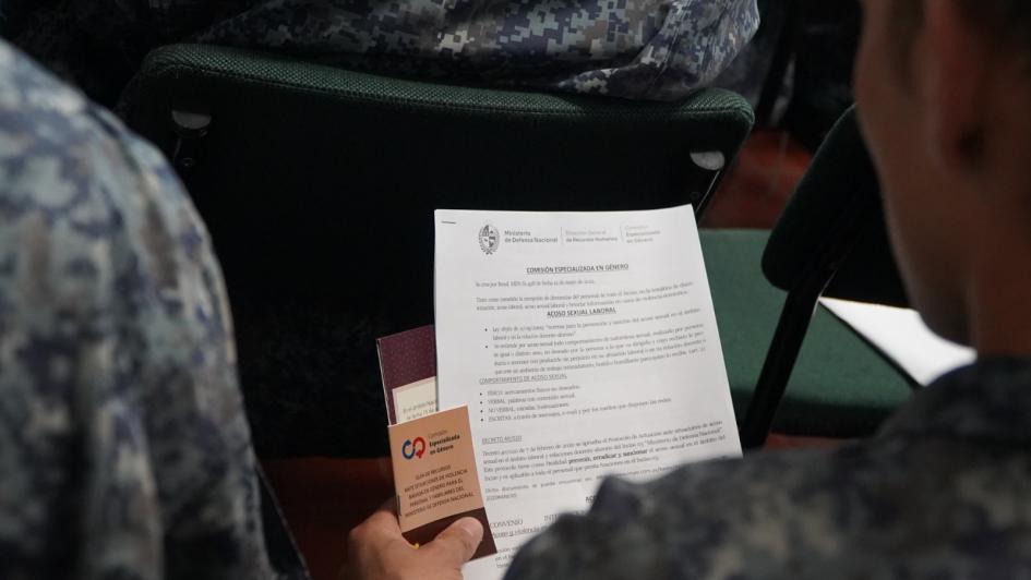 Taller de Género en Escuela de Especialidades de la Armada Taller de Género en Escuela de Especialidades de la Armada