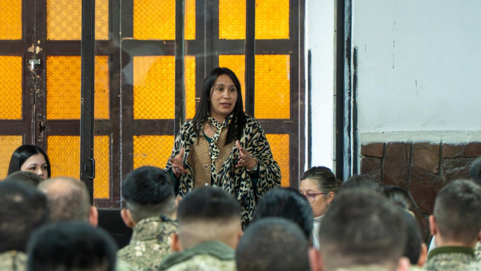  Talleres de sensibilización y capacitación en el Ejército Nacional