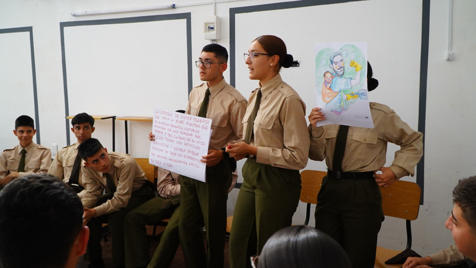 Talleres de sensibilización en el Liceo Militar Talleres de sensibilización en el Liceo Militar