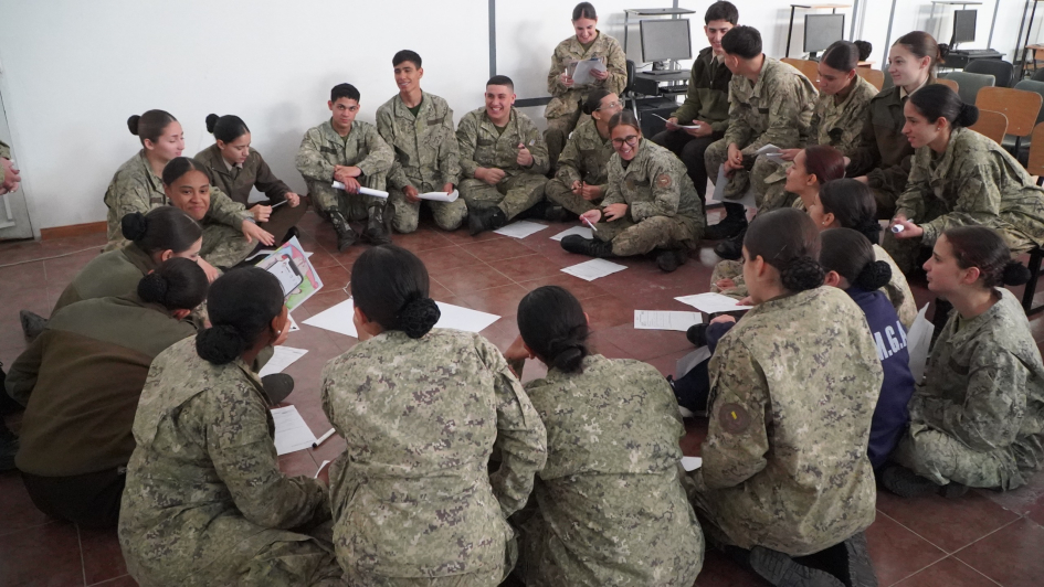 Talleres de sensibilización en el Liceo Militar Talleres de sensibilización en el Liceo Militar