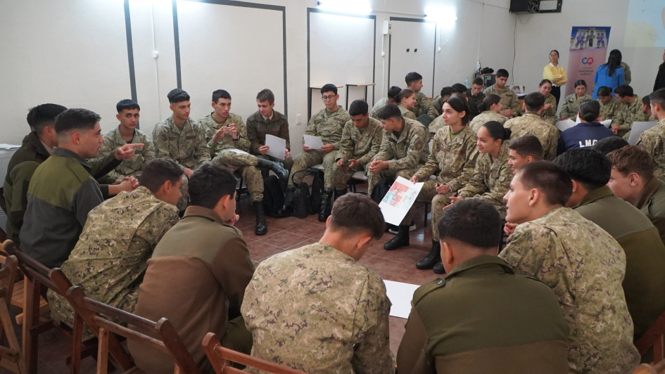 Talleres de sensibilización en el Liceo Militar Talleres de sensibilización en el Liceo Militar