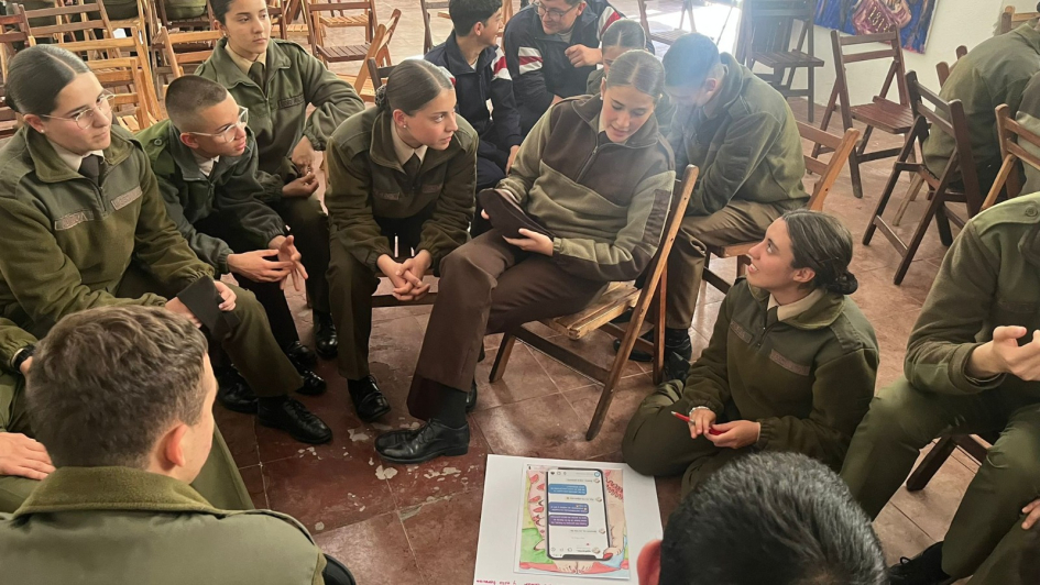 Talleres de sensibilización en el Liceo Militar Talleres de sensibilización en el Liceo Militar