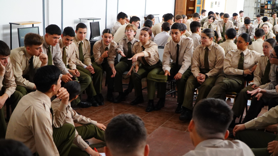 Talleres de sensibilización en el Liceo Militar Talleres de sensibilización en el Liceo Militar