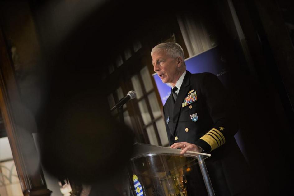 Visita del Jefe del Comando Sur de Estados Unidos, el Almirante Graig. S. Faller