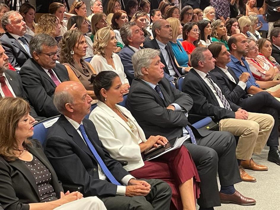 Autoridades en el acto central de celebración del Día Internacional de las Mujeres