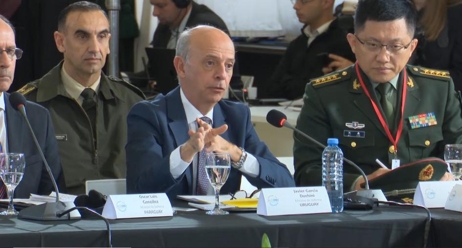 Ministro de Defensa Nacional, Javier García en 2da Conferencia ALCONU 2023