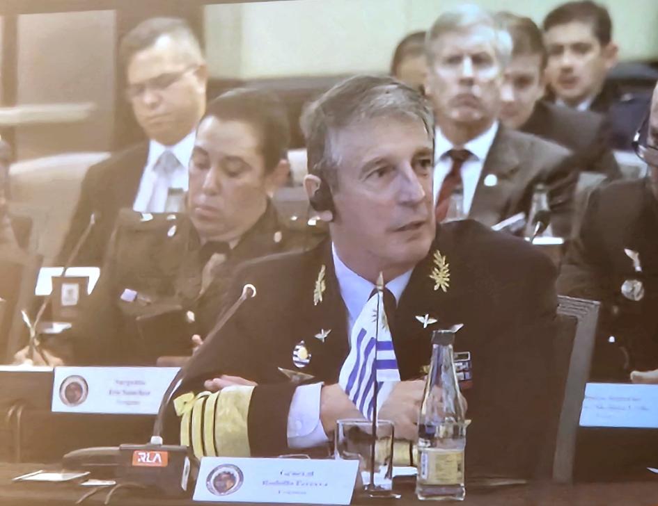 General del Aire Rodolfo D. Pereyra, Jefe del Estado Mayor de la Defensa. General del Aire Rodolfo D. Pereyra, Jefe del Estado Mayor de la Defensa.