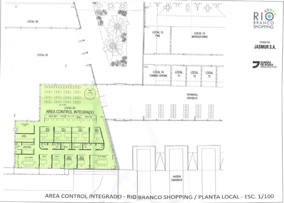 Mapa del Área de Control Integrado de Río Branco Mapa del Área de Control Integrado de Río Branco