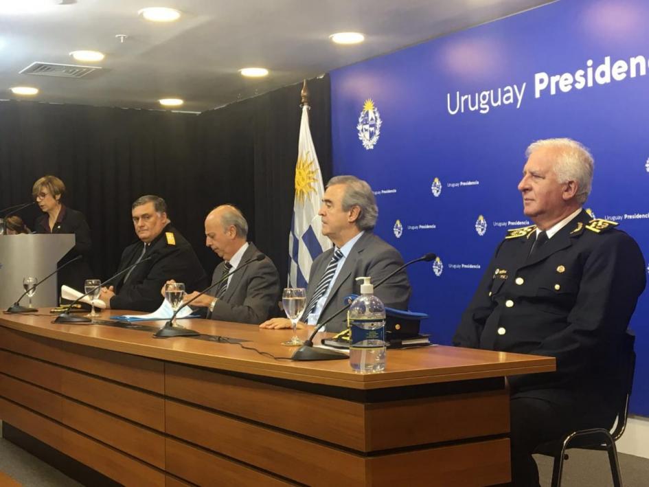 Conferencia de Prensa ministros de Defensa e Interior