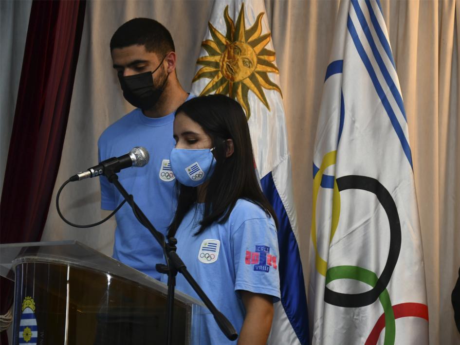 Entrega de Pabellón a deportistas uruguayos Entrega de Pabellón a deportistas uruguayos