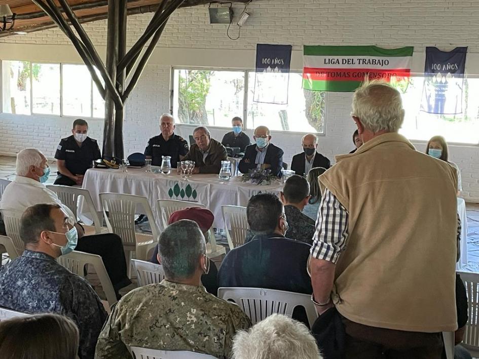 Reunión en Artigas por seguridad rural Reunión en Artigas por seguridad rural