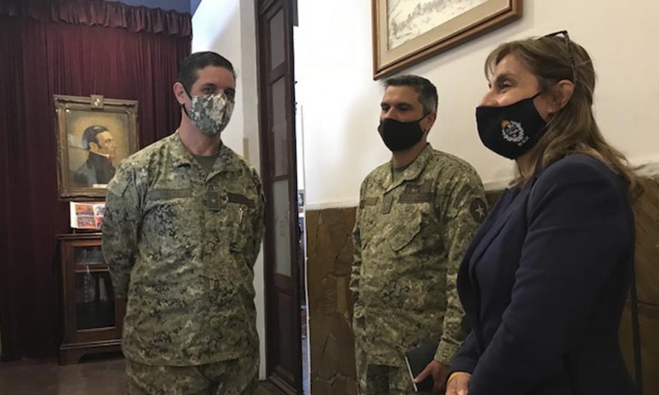 Directora General de Servicios Sociales, Roxana Berois visita dependencias militares en el interior del país Directora General de Servicios Sociales, Roxana Berois visita dependencias militares en el interior del país