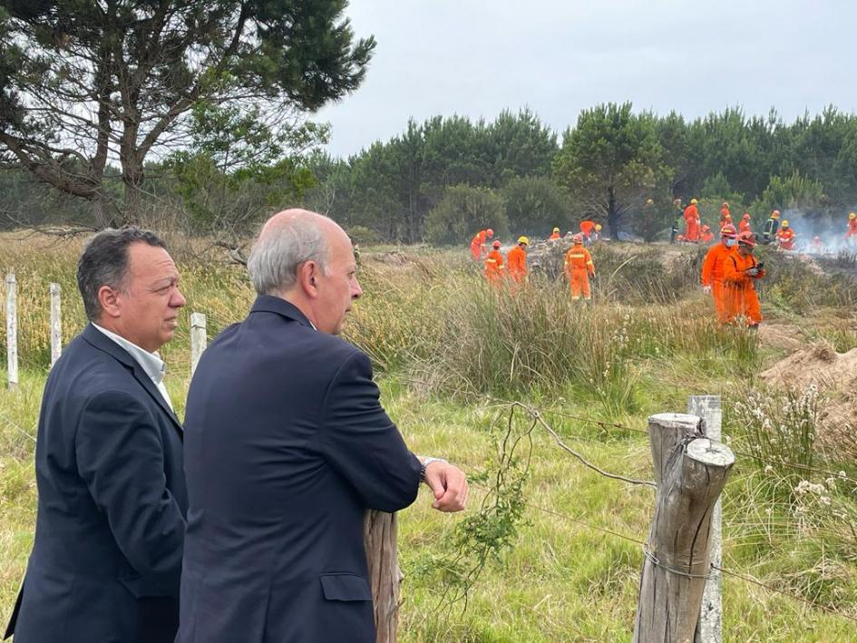 Capacitación a efectivos del Ejército, Fuerza Aérea y bomberos en prevención y combate de incendios forestales Capacitación a efectivos del Ejército, Fuerza Aérea y bomberos en prevención y combate de incendios