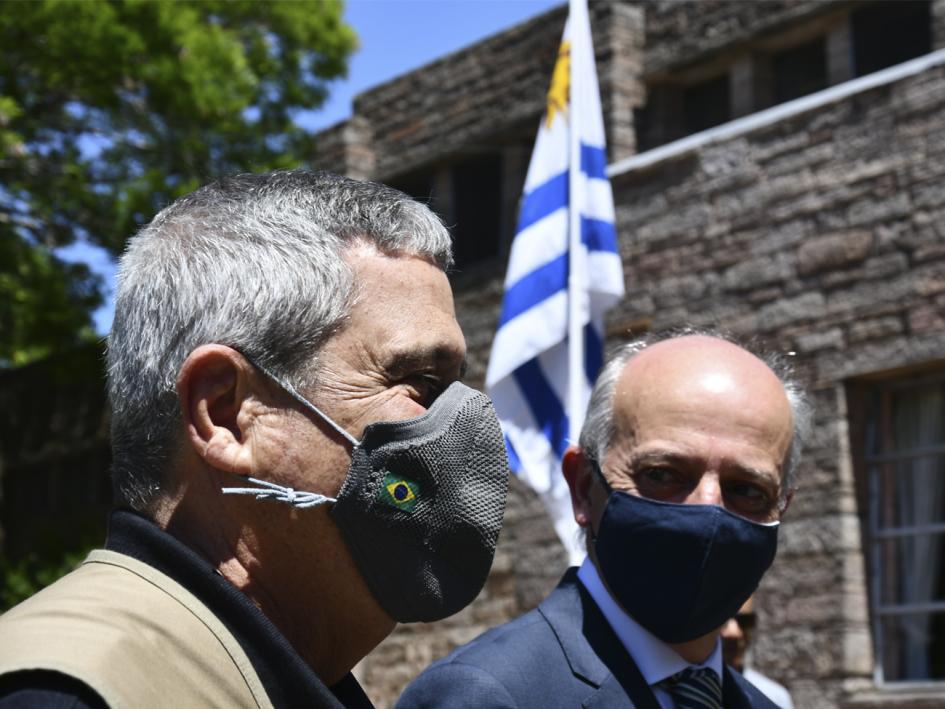 Reunión de ministros de Defensa UY BRA Reunión de ministros de Defensa UY BRA