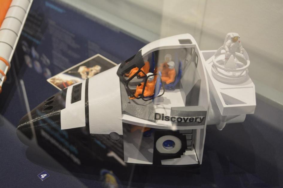 Muestra de la la Sala Espacial del Museo Aeronáutico Muestra de la la Sala Espacial del Museo Aeronáutico