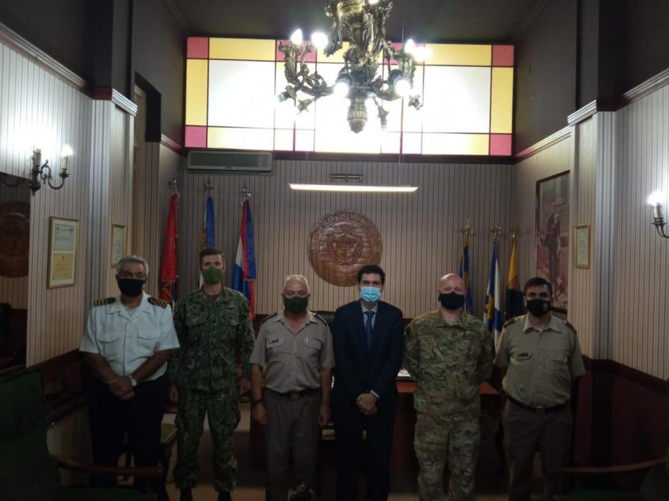 Visita Coronel (USAF) Gary Brian Simon, Jefe Oficina de Cooperación de Defensa Emb. EEUU