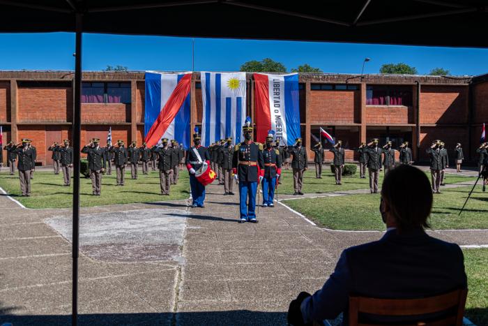 Clausura de cursos de la Escuela Militar