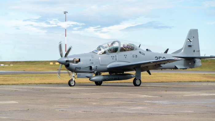 Fuerza Aérea presentó aviones A-29 Super Tucano adquiridos para control de espacio aéreo y protecció