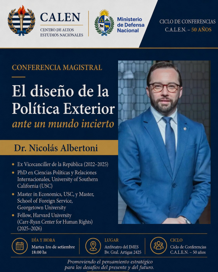 Afiche Conferencia Dr. Nicolás Albertoni Afiche Conferencia Dr. Nicolás Albertoni
