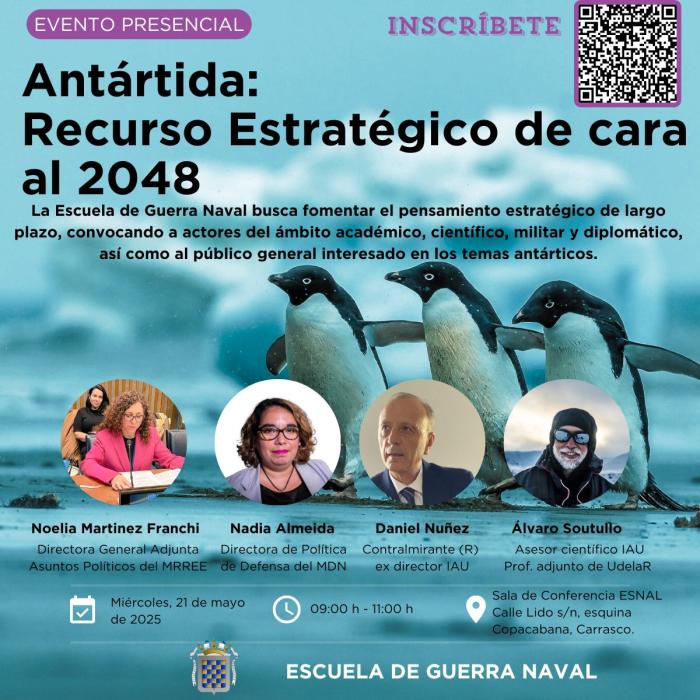 Conferencia Antártica como recursos estratégico de cara al 2048 Conferencia Antártica como recursos estratégico de cara al 2048