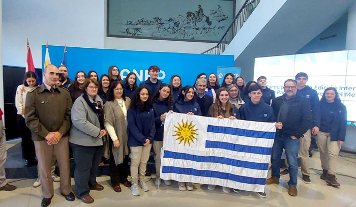 Estudiantes del Liceo Militar representarán a Uruguay en el Parlamento Juvenil del Mercosur 