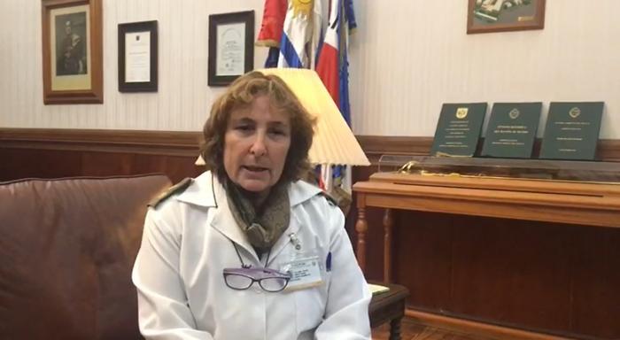 Directora de Epidemiología del Hospital Militar, Doctora Lilián Porta