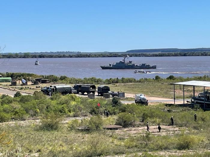 Patrullaje en Río Uruguay