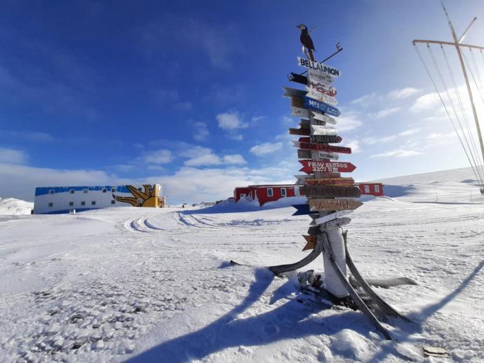 La Base Artigas durante el Invierno