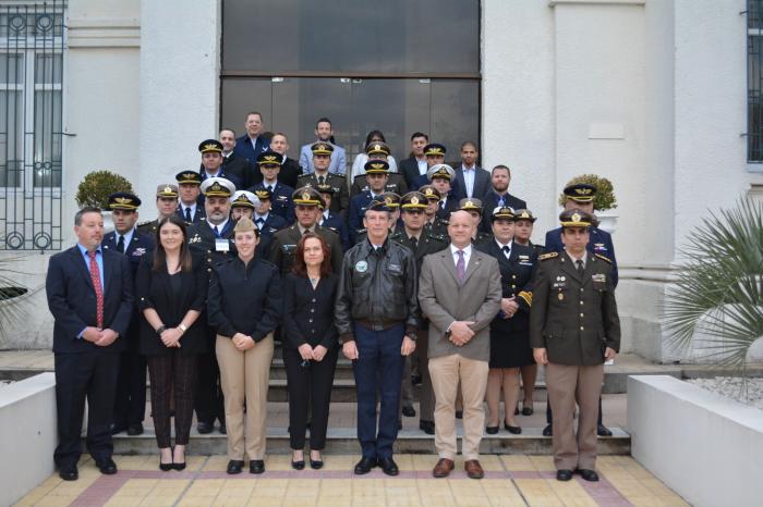 actividad conjunta con Personal de las tres Fuerzas y Personal del Comando Sur de los EE.UU