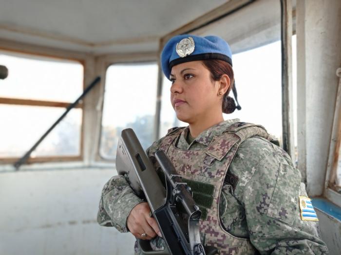 Mujer militar en misiones de paz de la ONU