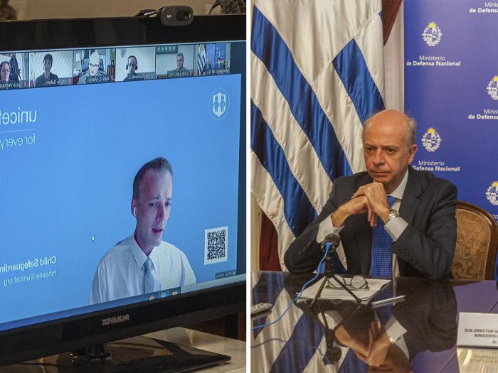 Teleconferencia con Unicef
