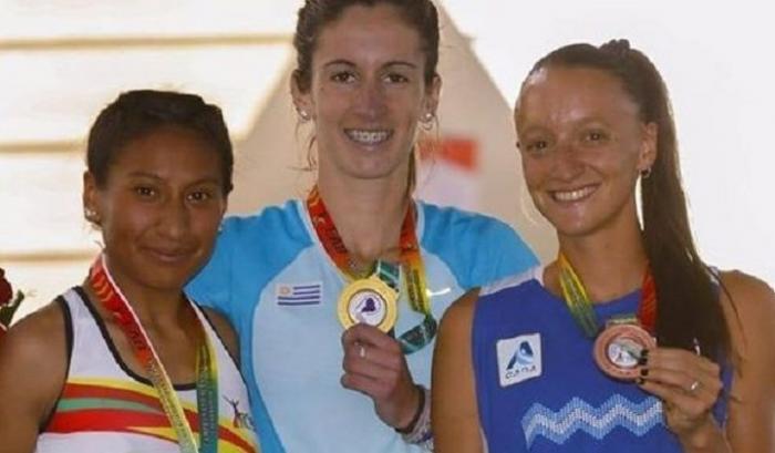 María Pía con su medalla de oro María Pía con su medalla de oro