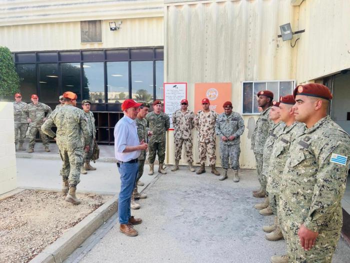 Visita del MDN a Sinaí, saludo al personal Visita del MDN a Sinaí, saludo al personal