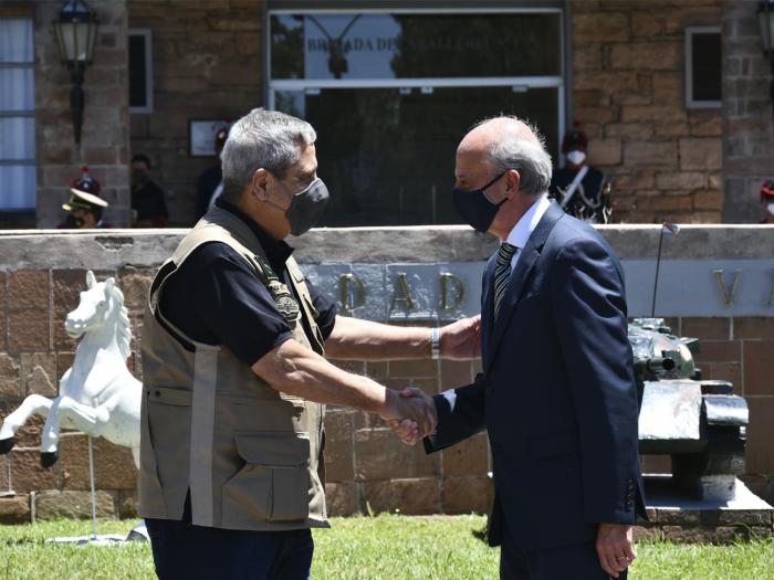 Reunión de ministros de Defensa UY BRA