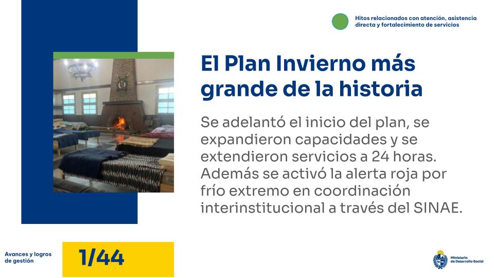 El Plan Invierno más grande de la historia