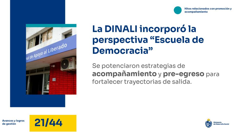 La DINALI incorporó la perspectiva "Escuela de Democracia"
