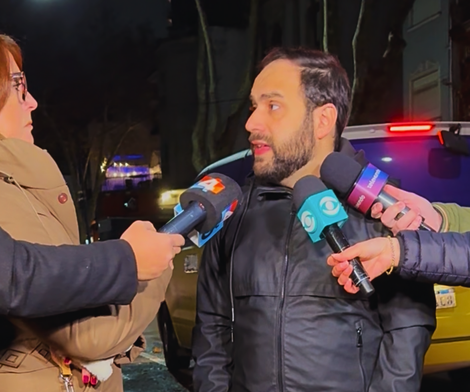 Ministro Gonzalo Civila en rueda de prensa