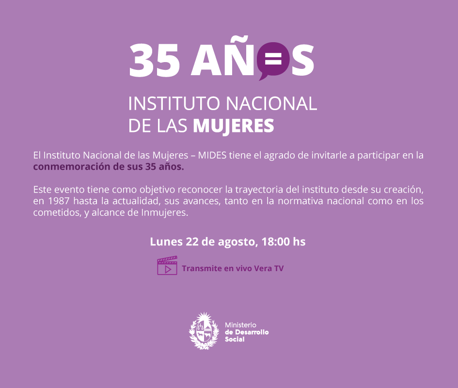 Aniversario de INMUJERES